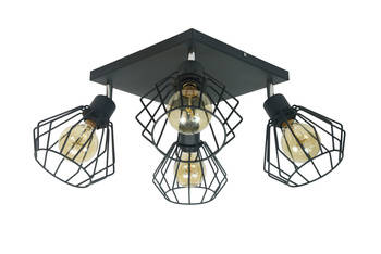 LAMPA ARTEMIDA PLAFON KWADRAT DIAMENT GRAFIT MODERNO