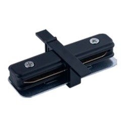 Łącznik PROFILE RECESSED straight connector black