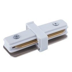 Łącznik PROFILE RECESSED straight connector white