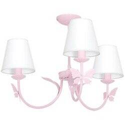 Lampa do pokoju dziewczynki różowa ALICE PINK 3xE14 MLP963