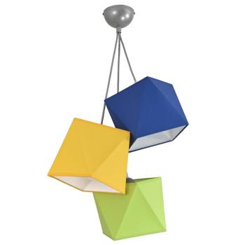 Lampa dziecięca kolorowa Diament 3 Splot