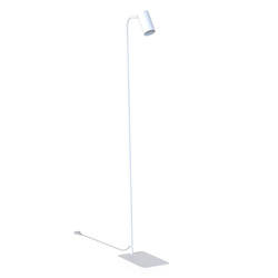 Lampa podłogowa stojąca MONO 120cm 10W GU10 | biały