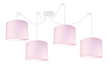 Lampa różowa dla dziewczynki typu pająk PINK 4