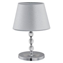 Lampa stołowa EMMANUELLE chrom śr. 27cm