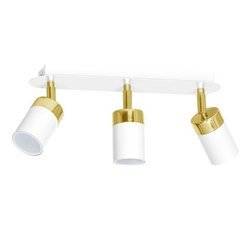 Lampa sufitowa spot JOKER WHITE/GOLD biało złoty 3xGU10