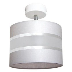 Lampa sufitowa z abażurem ADELLA popiel decor śr. 20cm