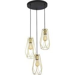 Lampa wisząca LUGO GOLD 2697 w industrialnym stylu