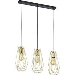 Lampa wisząca LUGO GOLD 2698 w industrialnym stylu