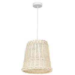 Lampa wisząca VIMINI WHITE 1xE27