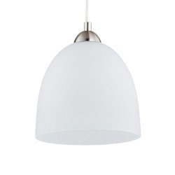 Lampa wisząca zwis DOLOMIT biały/chrom śr. 23cm