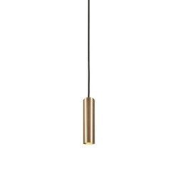 Lampa wisząca zwis tuba rurka EYE BRASS  M mosiądz śr. 5,5cm