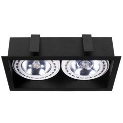 Lampa wpuszczana dwupunktowa MOD BLACK