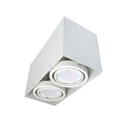 Natynkowa Box BLOCCO BIAŁA 2x7W GU10 LED