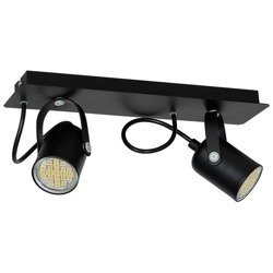 Nowoczesna lampa sufitowa PICO BLACK 2xGU10 MLP995