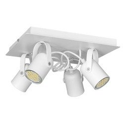 Nowoczesna lampa sufitowa PICO WHITE 4xGU10 MLP992