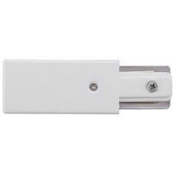 PROFILE POWER END CAP WHITE