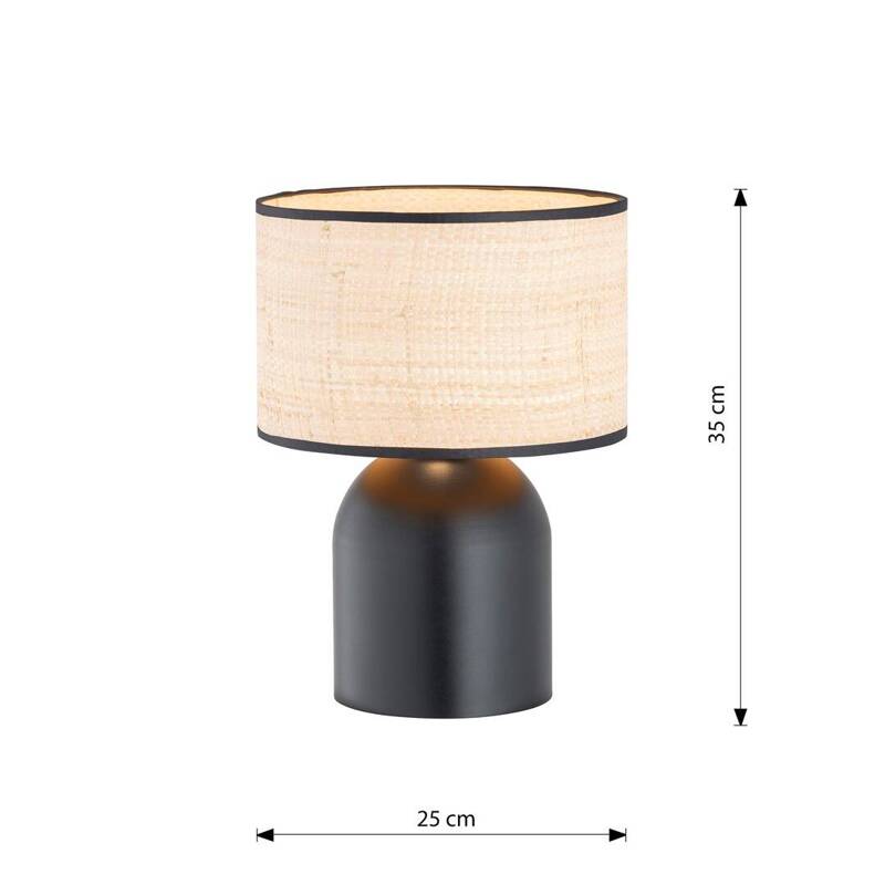 ASPEN LN1 BLACK/RATTAN