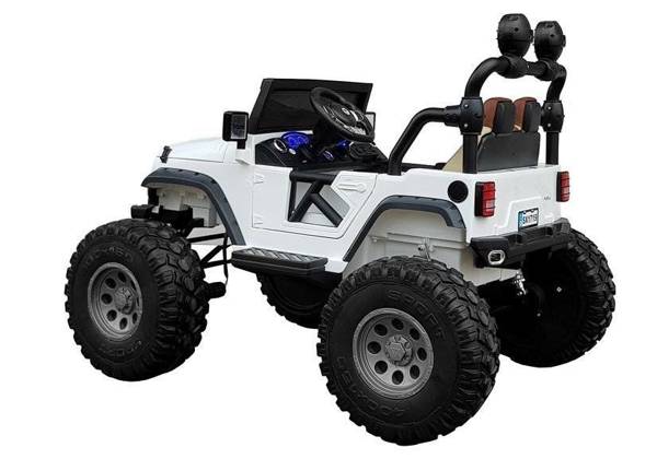 Auto na Akumulator Jeep  SX1719 Biały 4x4