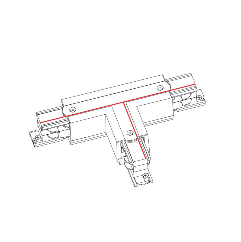 CTLS POWER T CONNECTOR LEFT -2 BLACK (T-L2)