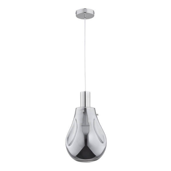 Designerska lampa do sypialni TOMBER E27 wys. 90cm | chrom