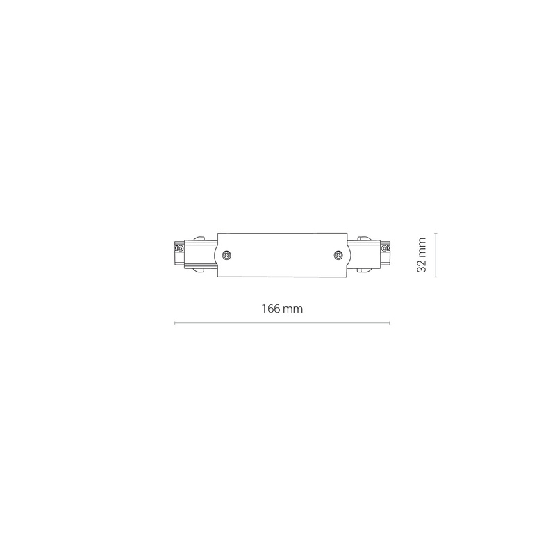 Łącznik CTLS POWER STRAIGHT CONNECTOR BLACK