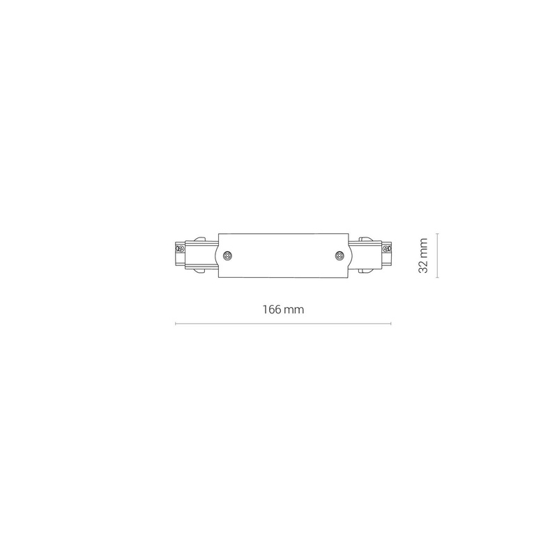 Łącznik CTLS POWER STRAIGHT CONNECTOR WHITE