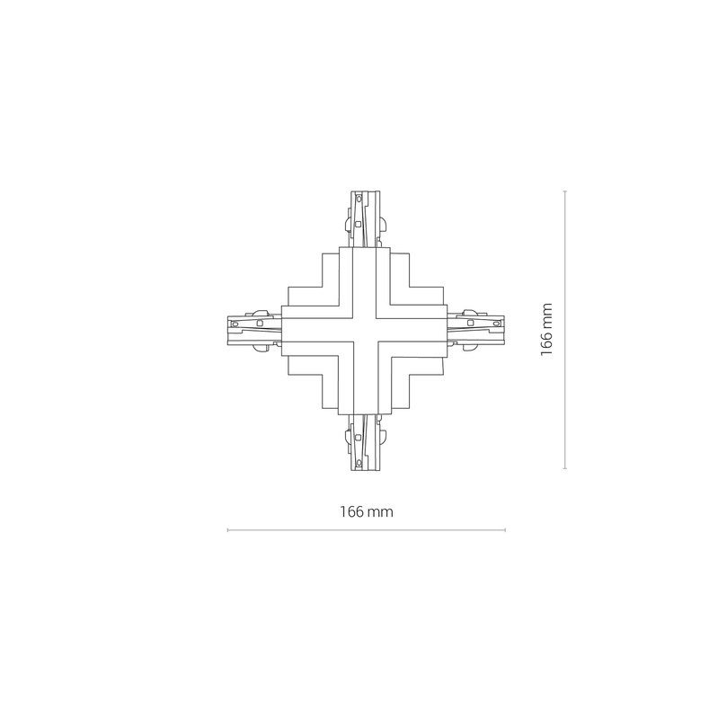 Łącznik CTLS RECESSED POWER X CONNECTOR 8680