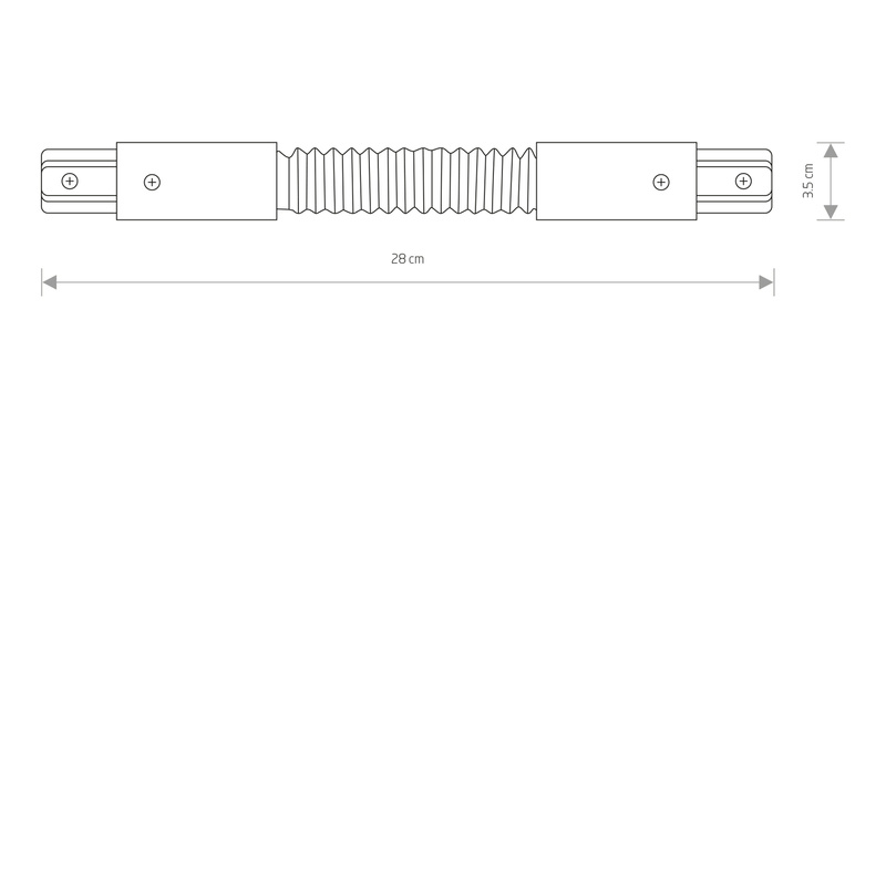 Łącznik PROFILE FLEX CONNECTOR BLACK