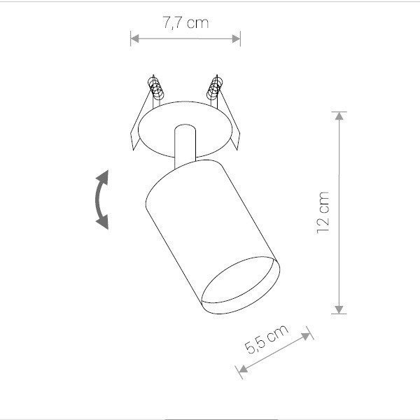 Lampa EYE FIT BLACK