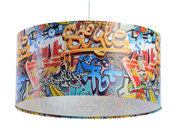 Lampa do pokoju chłopca i dziewczynki Graffiti