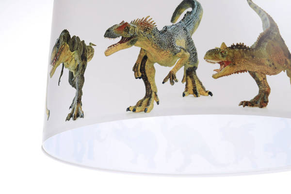 Lampa do pokoju chłopca i dziewczynki dinozaury