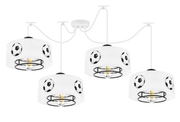 Lampa do pokoju chłopca typu pająk Mundial SP 3