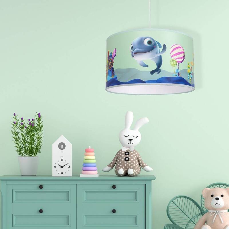 Lampa do pokoju dziecięcego  DELFINKA FINKA MiniMini 1xE27