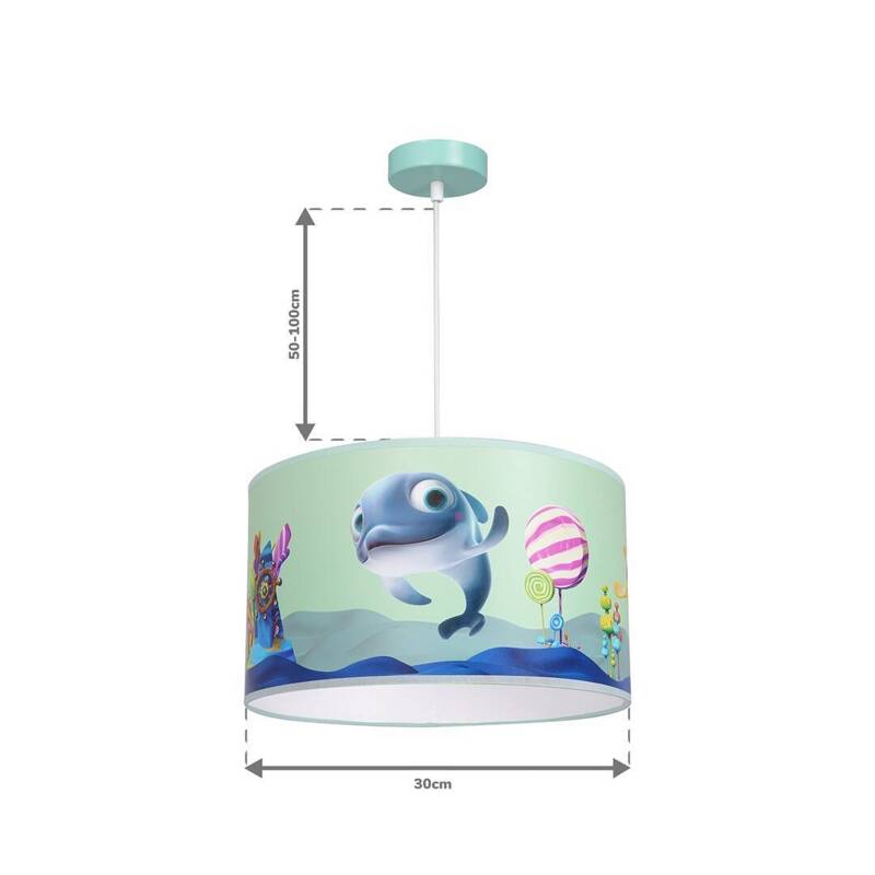 Lampa do pokoju dziecięcego  DELFINKA FINKA MiniMini 1xE27