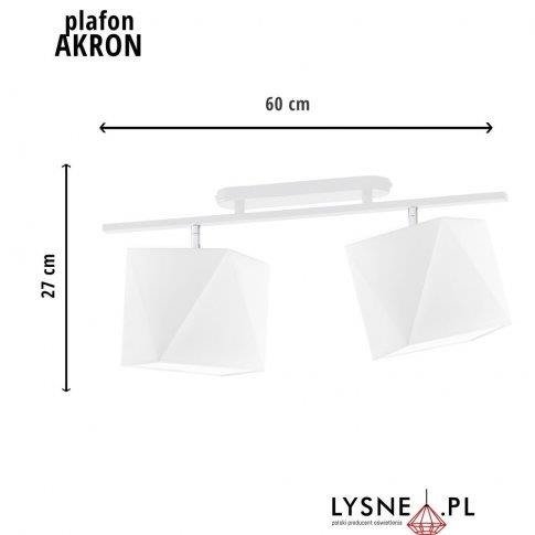 Lampa do pokoju dziecięcego niebieskie abażury Akron