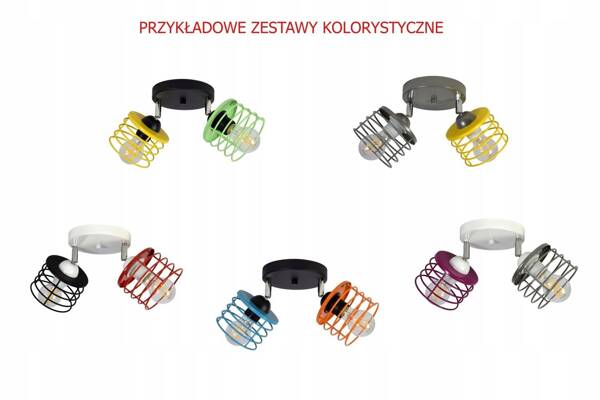 Lampa do pokoju dziecka Edison Koszyk Koło 2