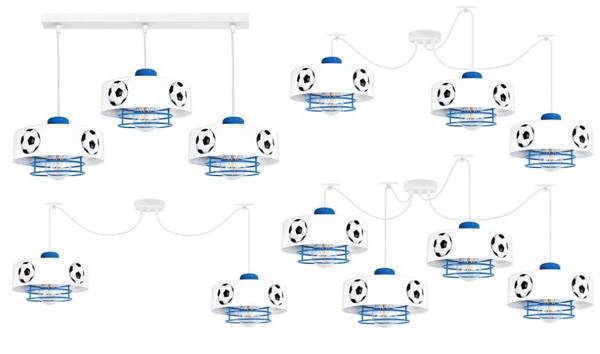 Lampa dziecięca z motywem piłkarskim typu pająk Mundial SP 1