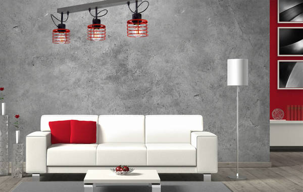 Lampa młodzieżowa w stylu loft Listwa Edison Koszyk 3