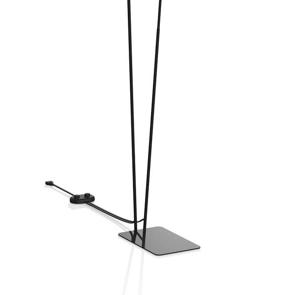 Lampa podłogowa stojąca podwójna MONO 120cm 10W GU10 | mosiądz