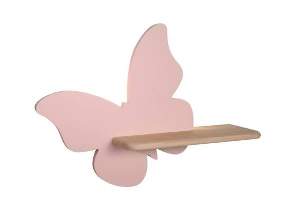 Lampa ścienna kinkiet 5W LED 4000K Kids różowy BUTTERFLY 21-84897