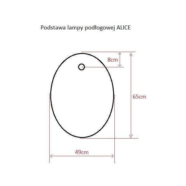 Lampa stojąca podłogowa ALICE Gold 4963