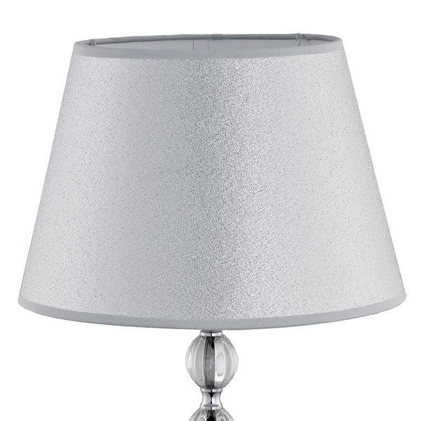 Lampa stołowa EMMANUELLE chrom śr. 27cm