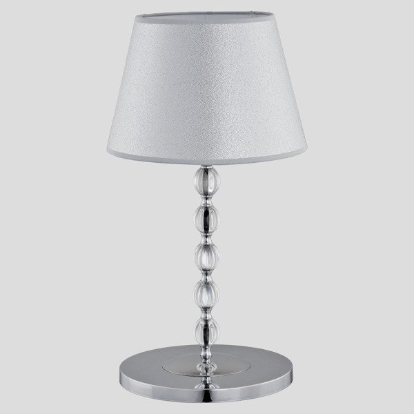 Lampa stołowa EMMANUELLE chrom śr. 27cm