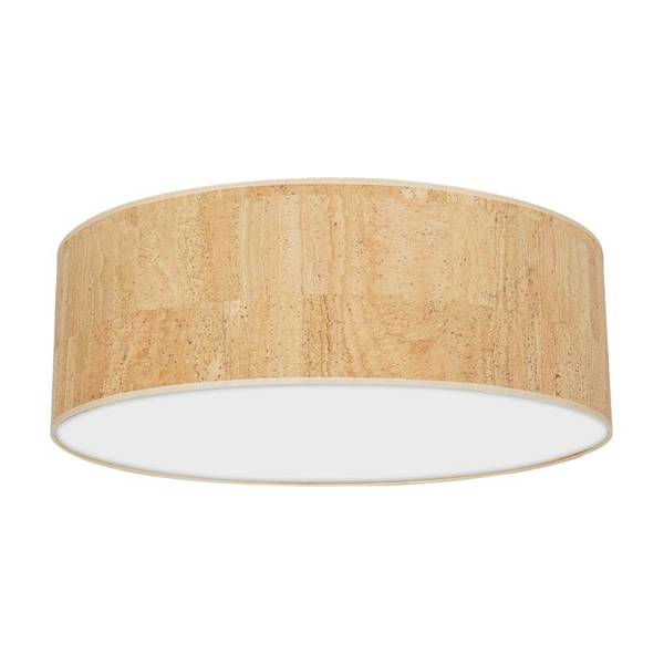 Lampa sufitowa CORK, MLP7522, 60 cm, biały/korkowy, 3x40W E27 