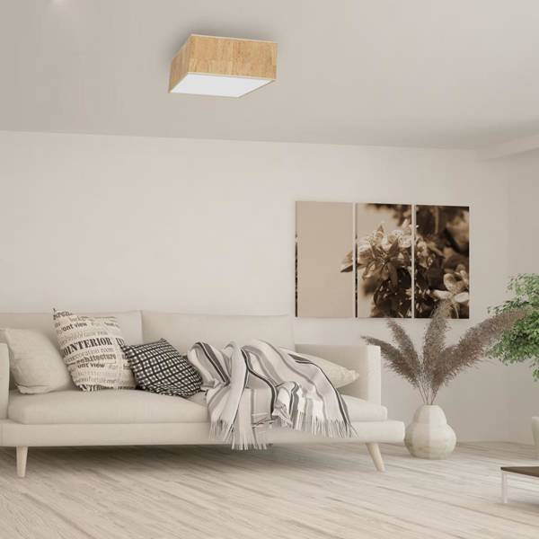 Lampa sufitowa CORK White/Cork 2xE27