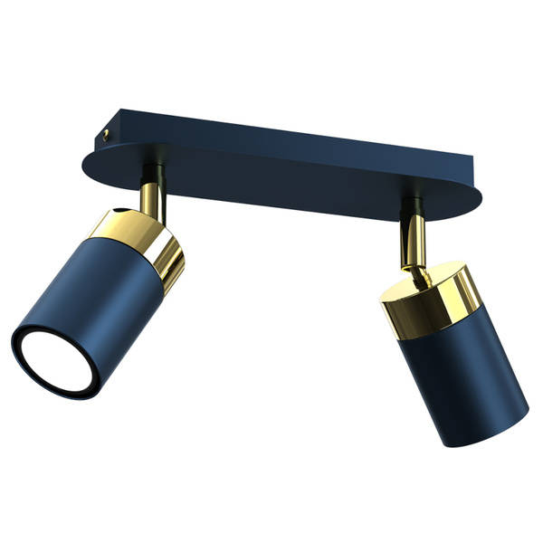 Lampa sufitowa JOKER NAVY BLUE/GOLD 2xGU10