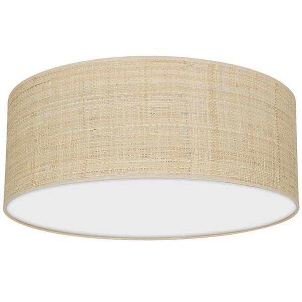 Lampa sufitowa MARSHALL WHITE / RATTAN 2xE27