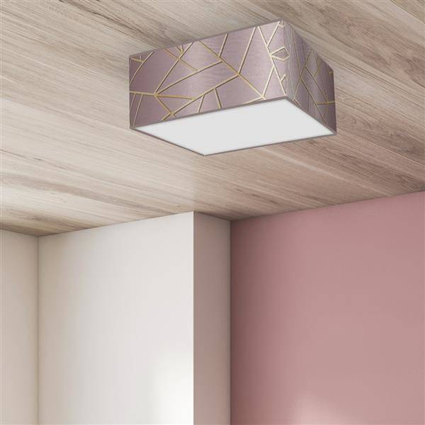 Lampa sufitowa ZIGGY PINK Gold/Pink 1xE27