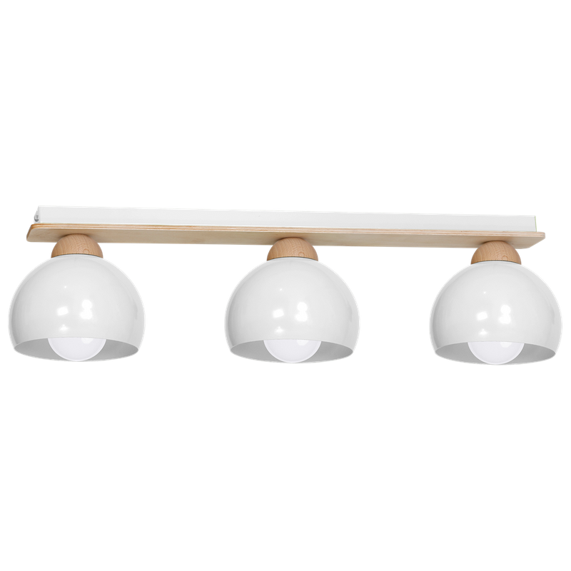 Lampa sufitowa nowoczesna DAMA biały szer. 64cm