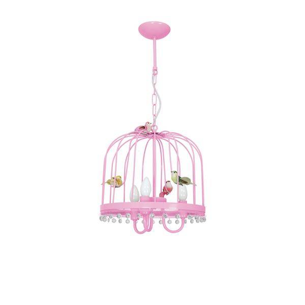 Lampa wisząca CANARIA PINK 3xE14 MLP6504